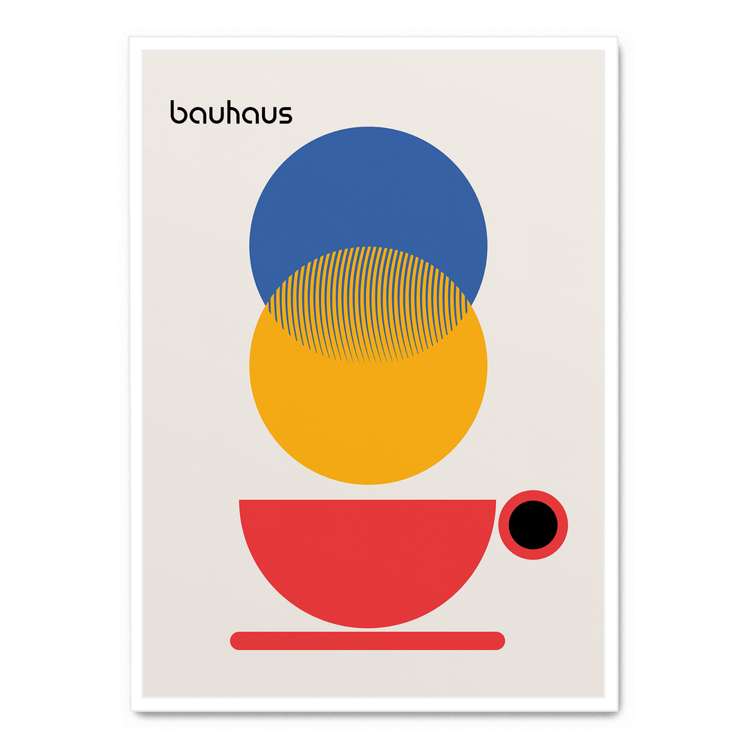 Bauhaus Coffee Abstract