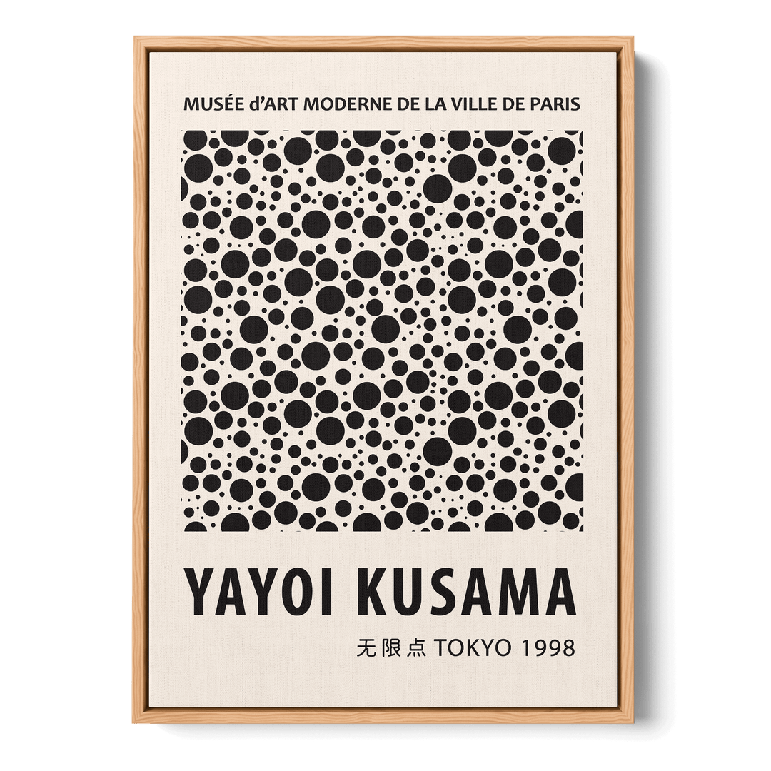 Yayoi Kusama - Black Dots Canvas