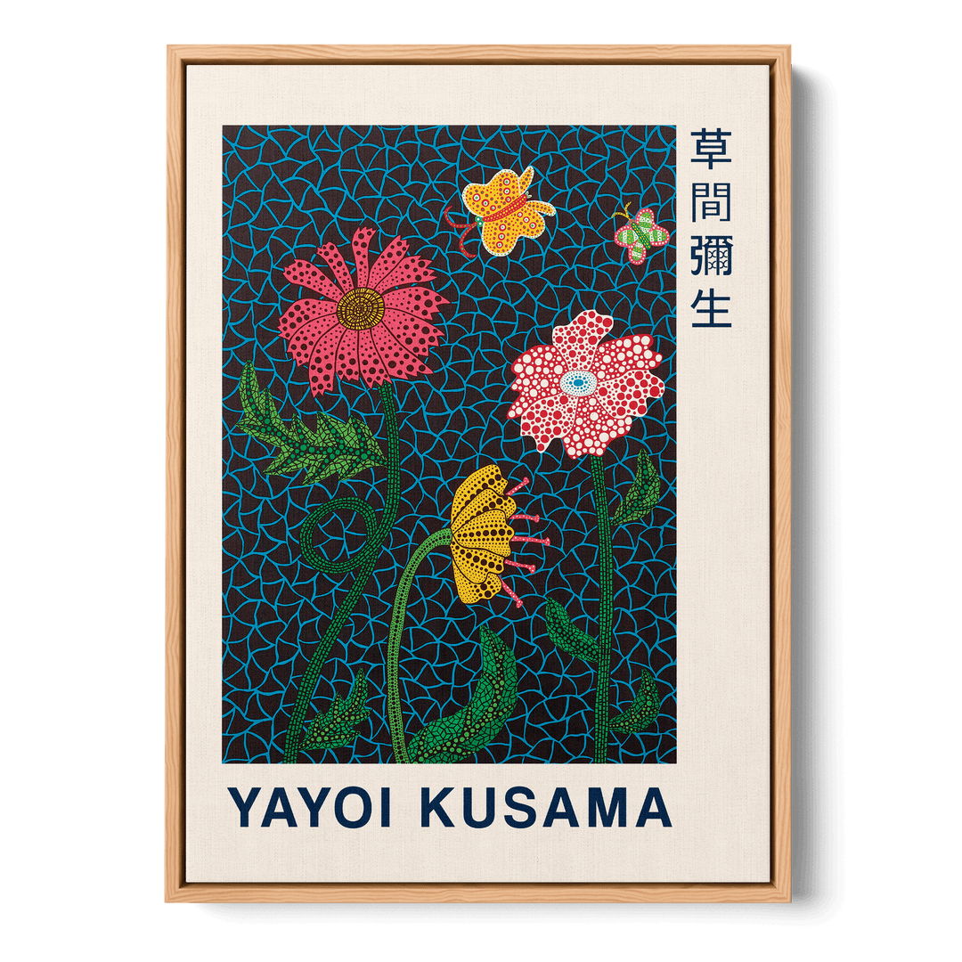 Yayoi Kusama - Flowers Canvas