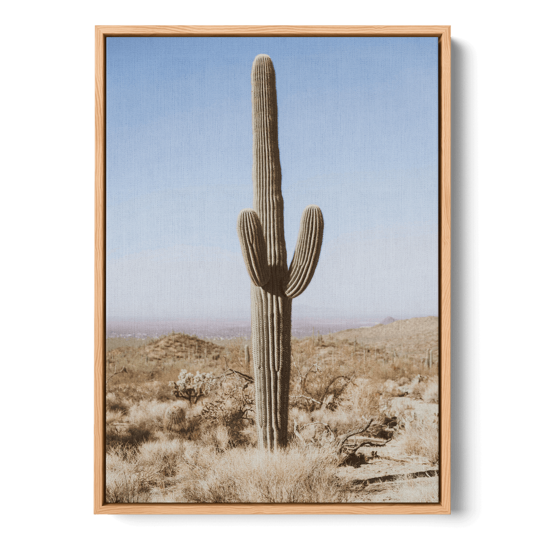 Large Cactus Canvas