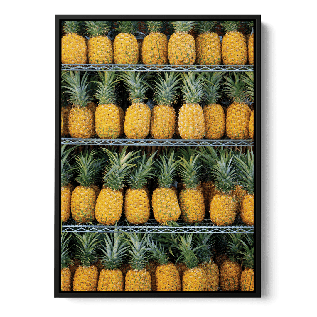 Pineapples On The Shelves Canvas