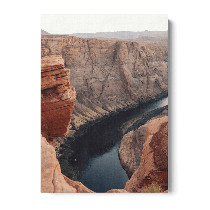 River In The Desert Canvas