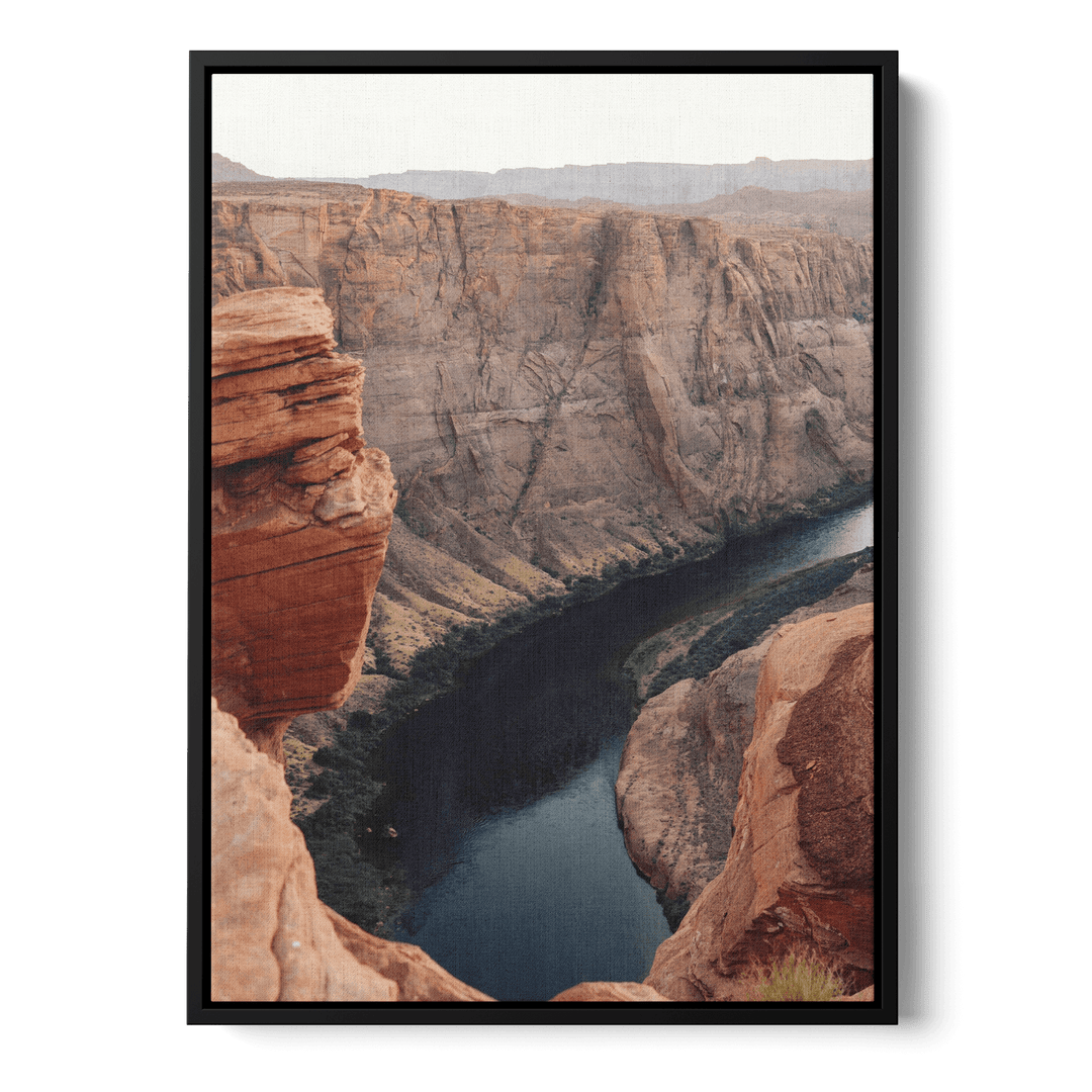 River In The Desert Canvas