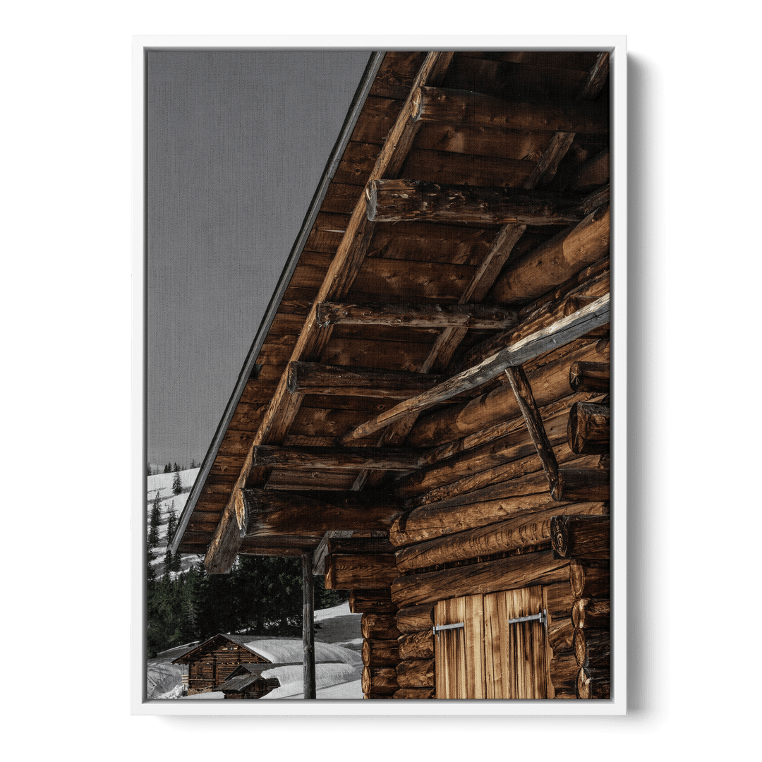 Roof Of Wooden House Canvas