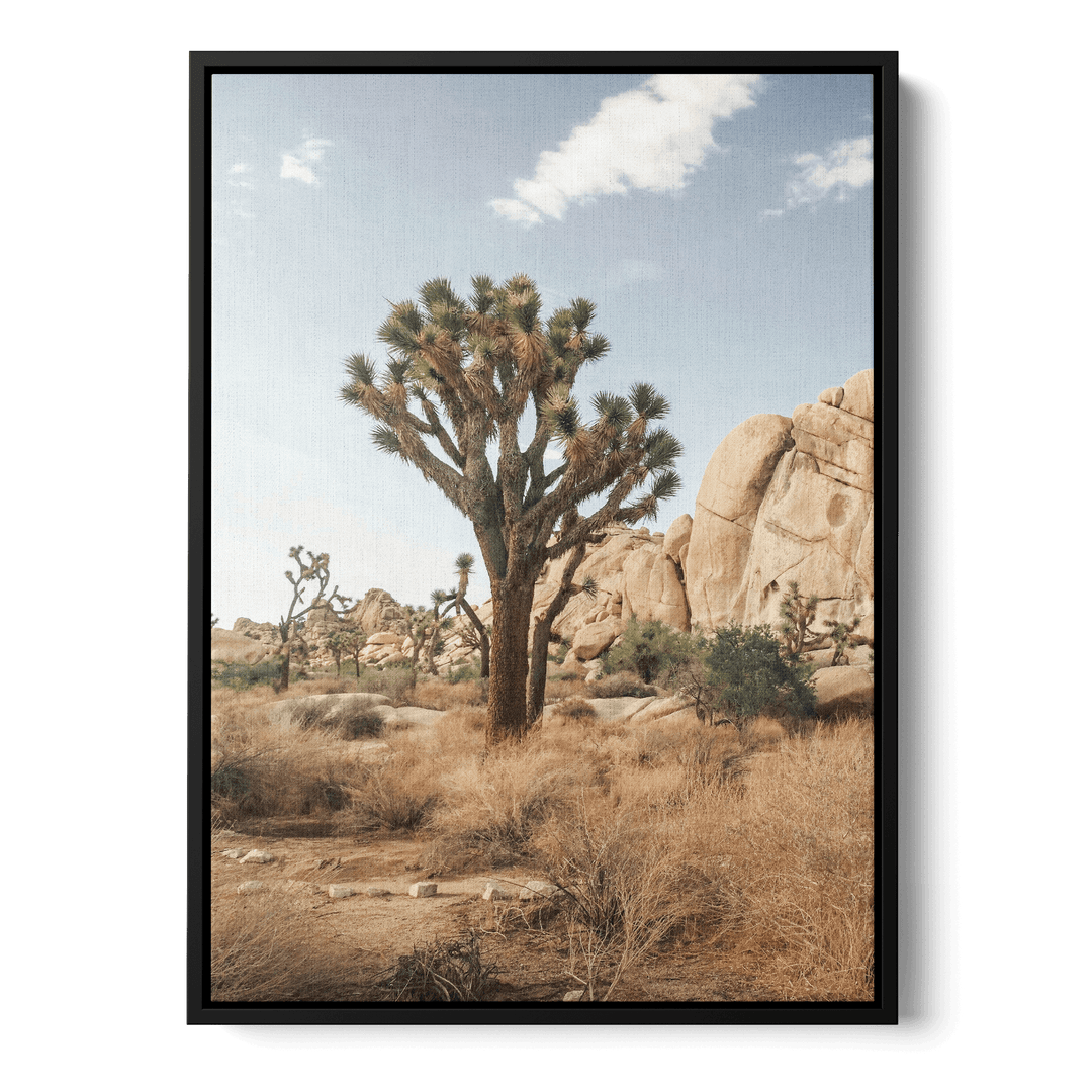 Tree In The Desert Canvas