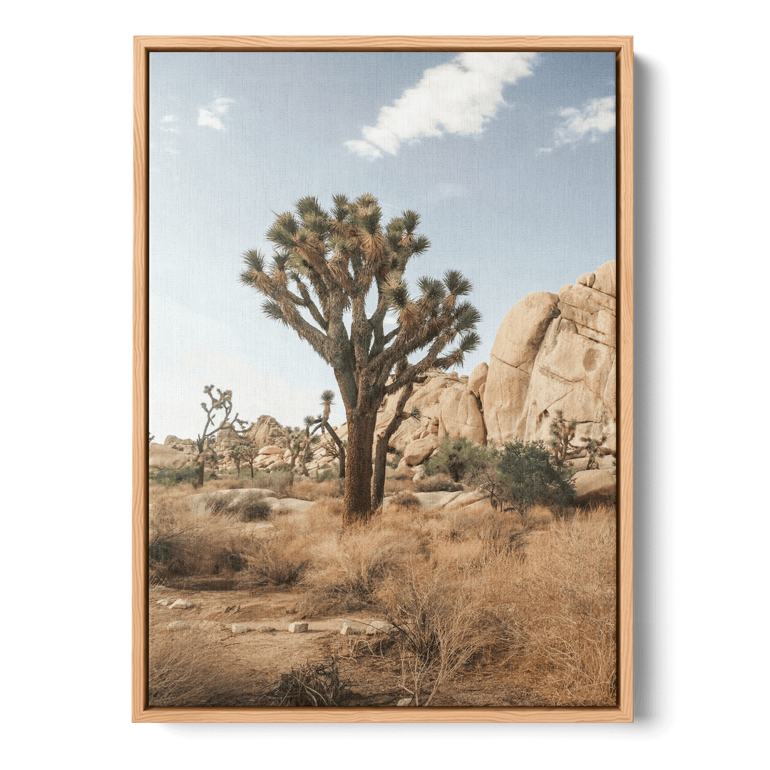 Tree In The Desert Canvas