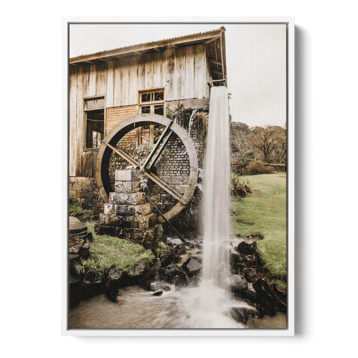 Watermill In The Countryside Canvas