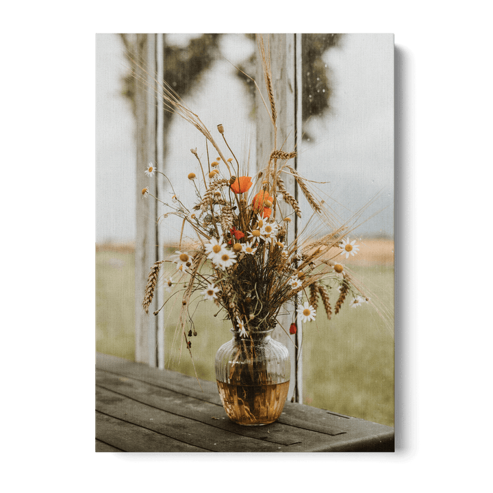 Wild Flower Bouquet Canvas