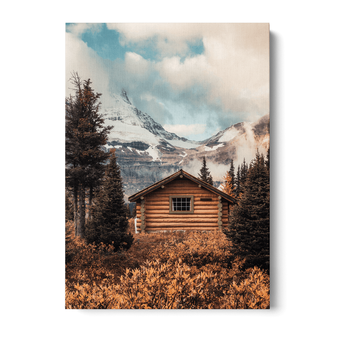 Wooden House In Nature Canvas