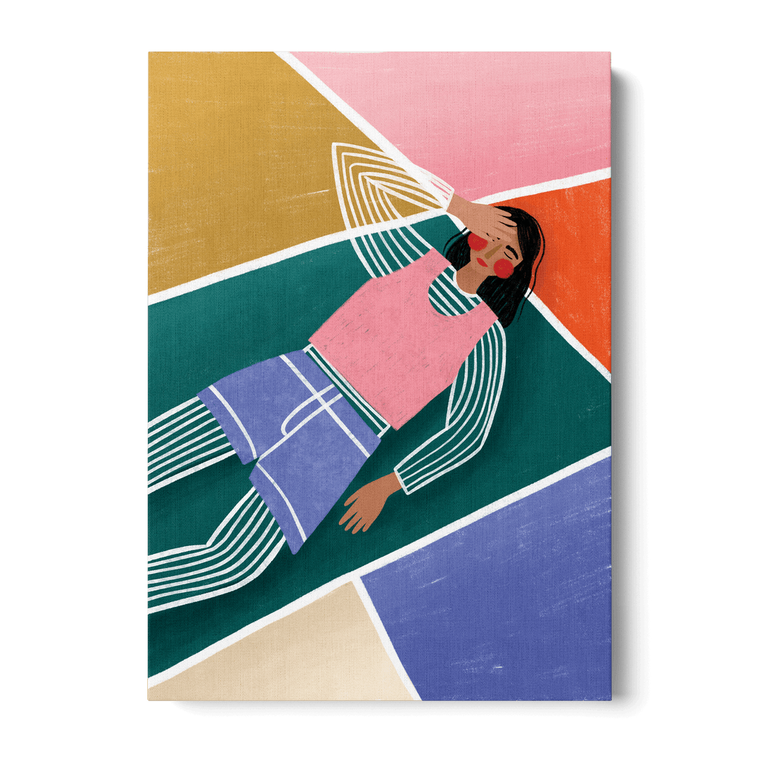 Lady Resting Canvas