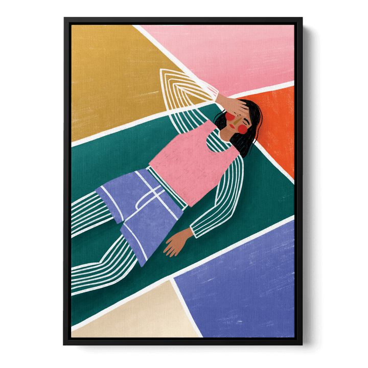 Lady Resting Canvas
