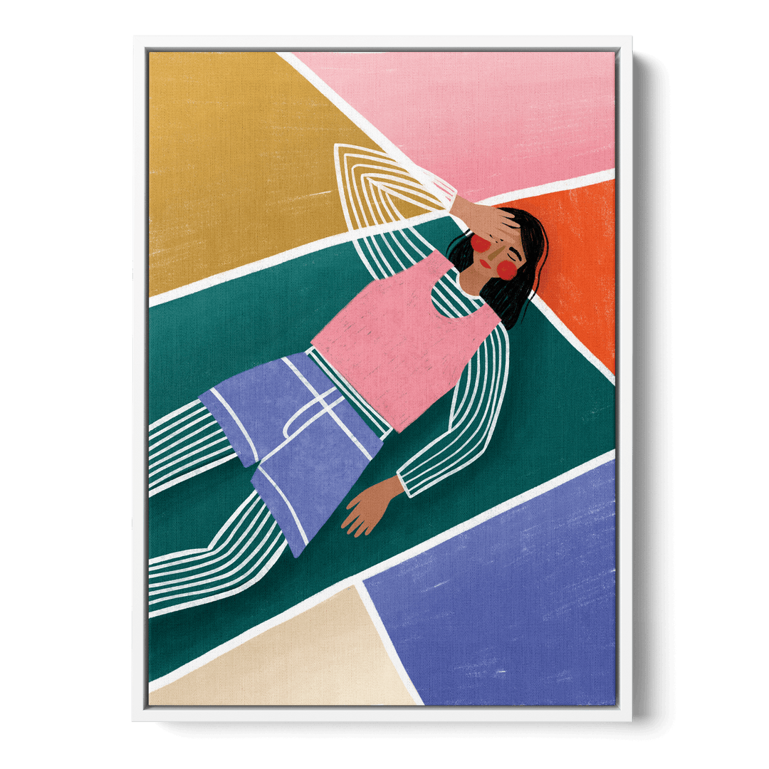 Lady Resting Canvas
