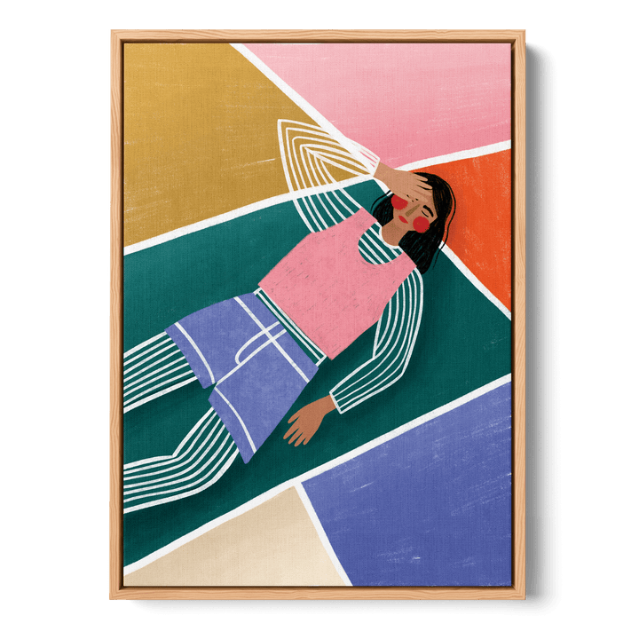 Lady Resting Canvas