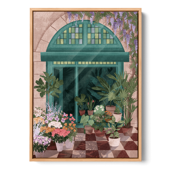French Flowershop Canvas