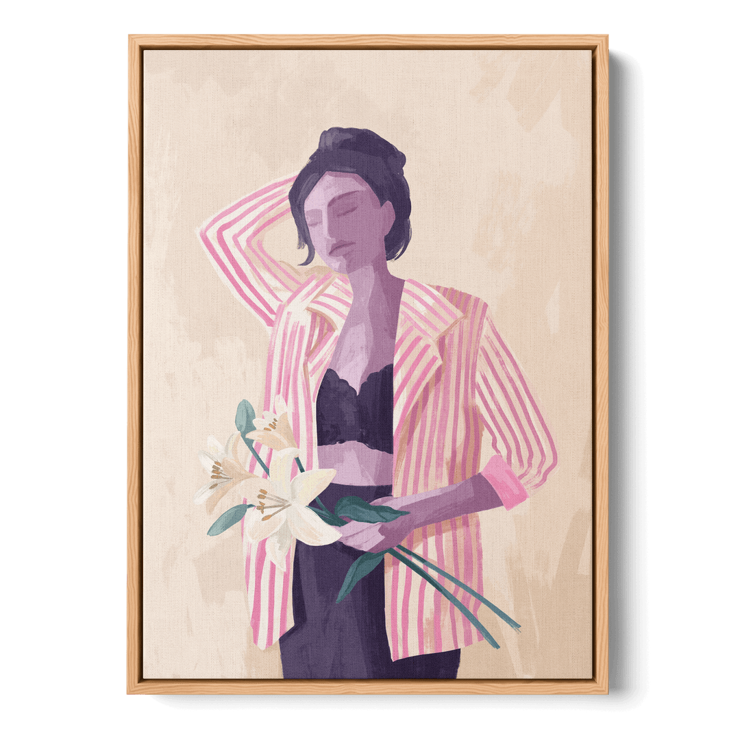 Lilly In A Jacket Canvas
