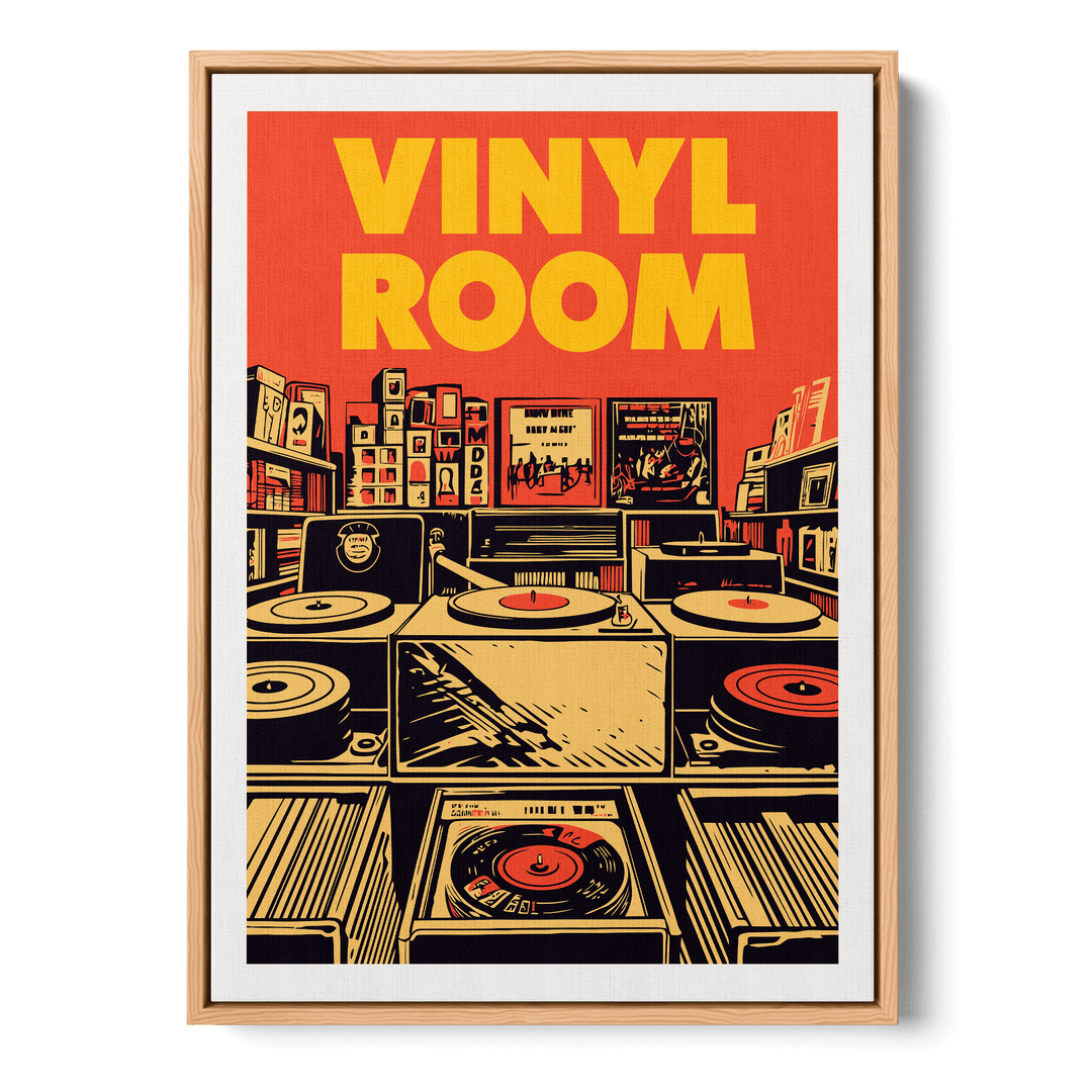 Vinyl Room Canvas