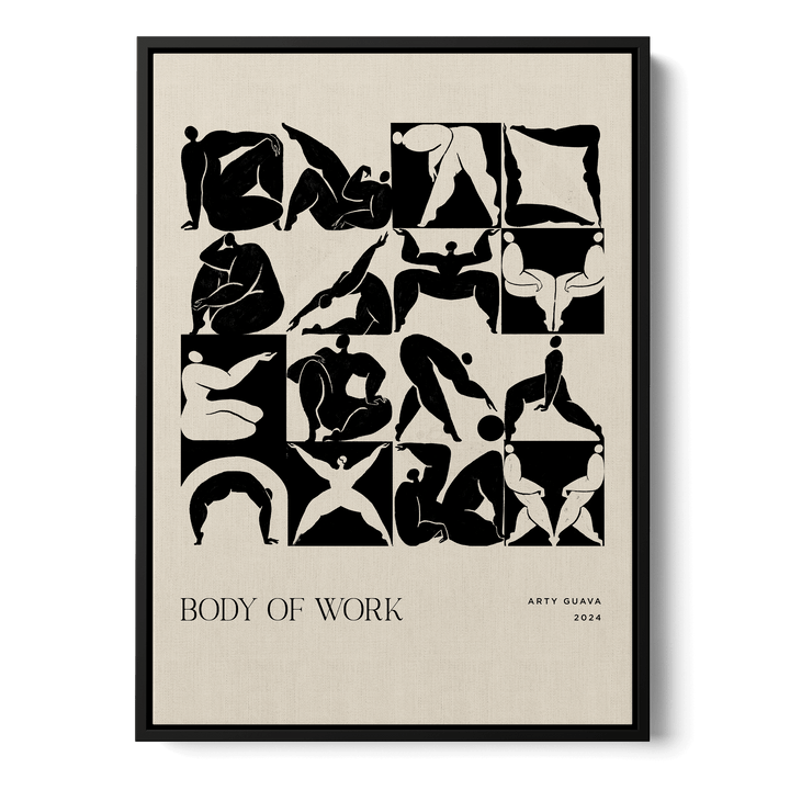 Body Of Work Noir Canvas