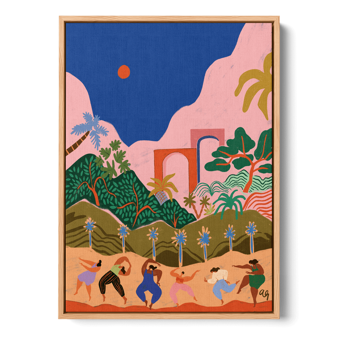 Tropical Dance Bliss Canvas