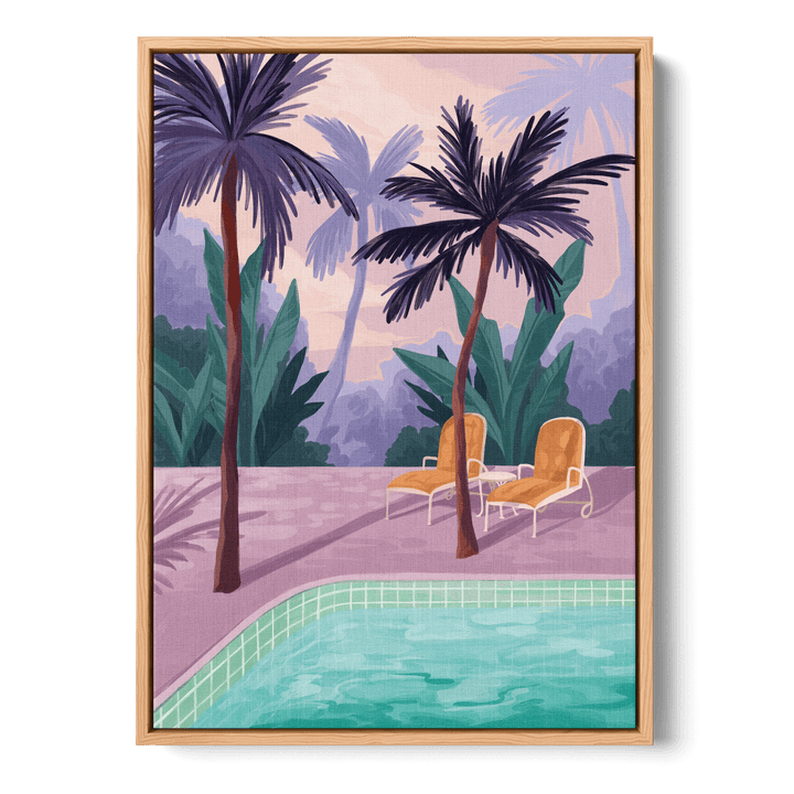 Two Sunbeds Canvas