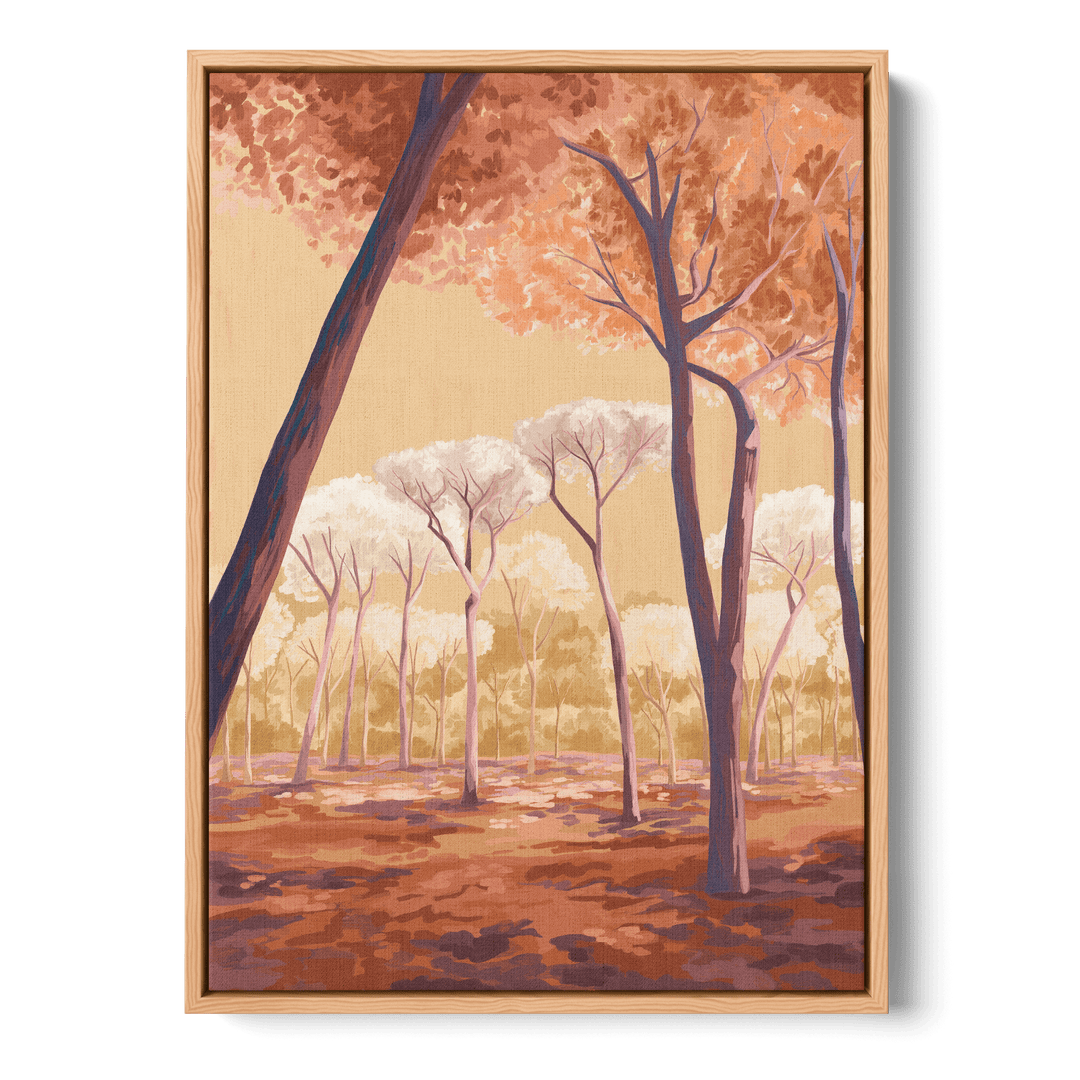 Warm Trees Canvas
