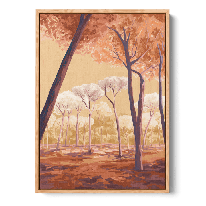 Warm Trees Canvas