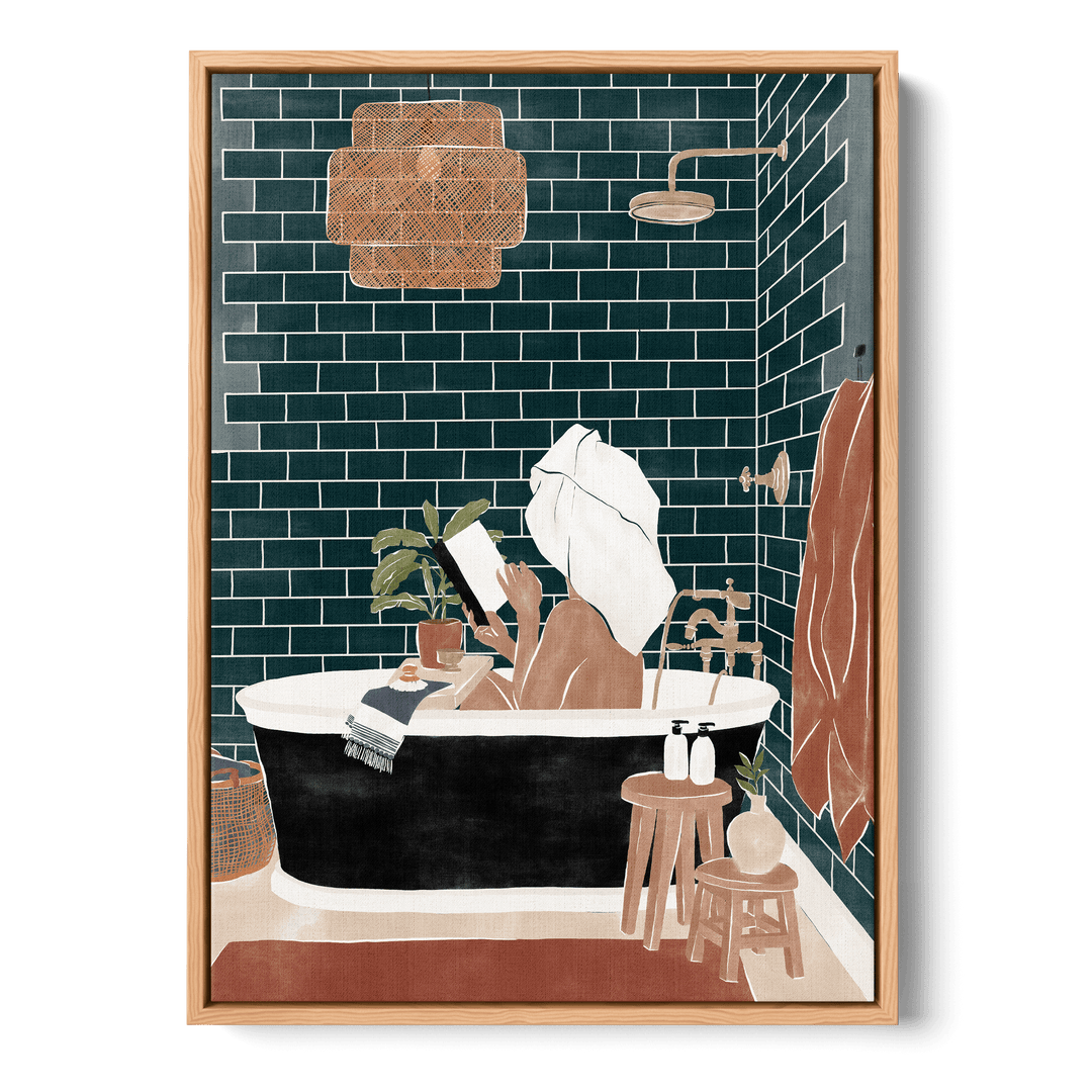 Bathroom Babe Canvas