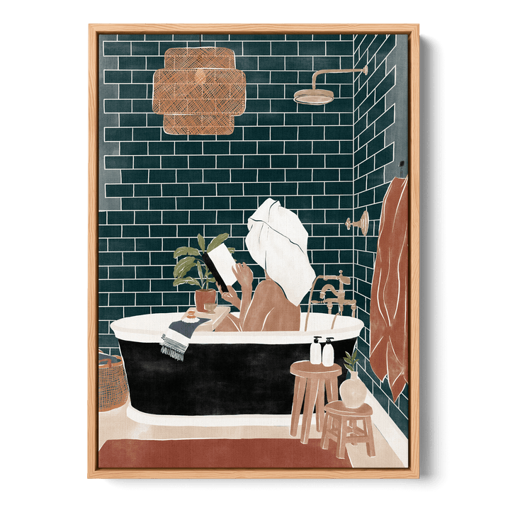 Bathroom Babe Canvas