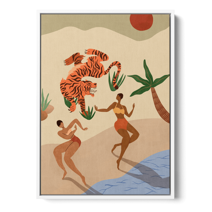 Dancing Tiger Canvas