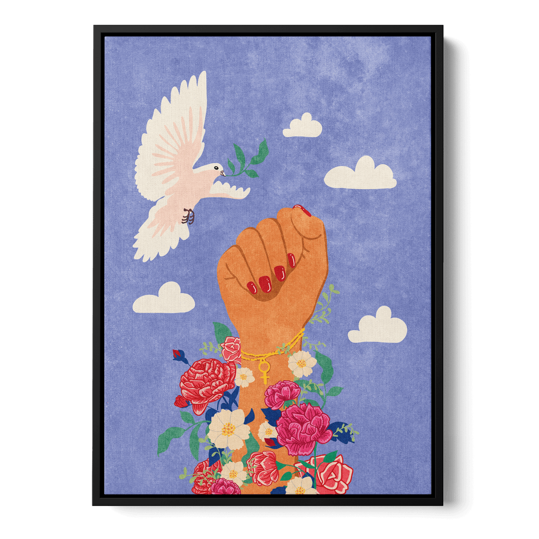 Feminist Fist Canvas