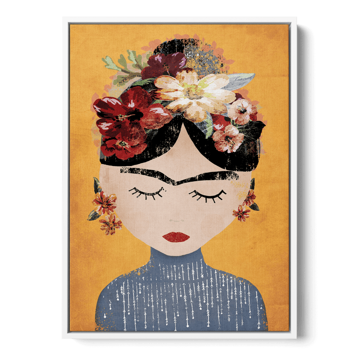 Frida (Yellow Version) Canvas