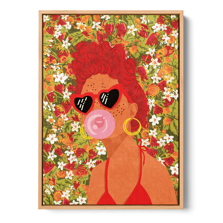 Strawberry Lady Canvas