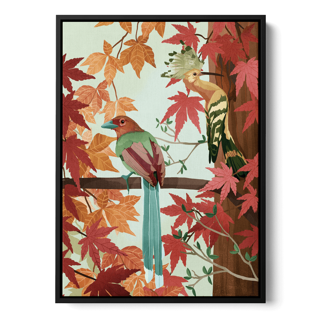 Birds Of Autumn Canvas
