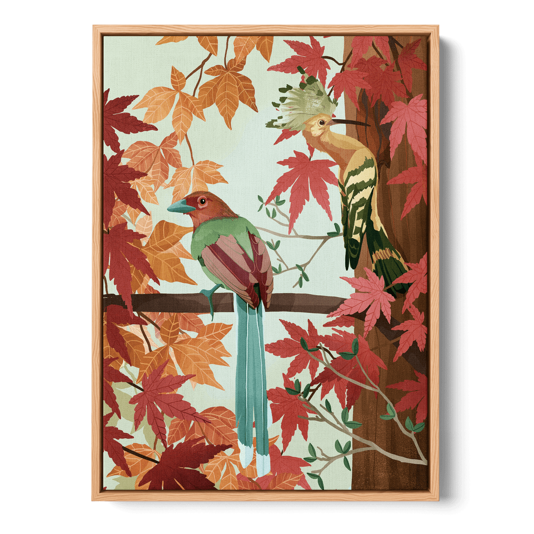 Birds Of Autumn Canvas