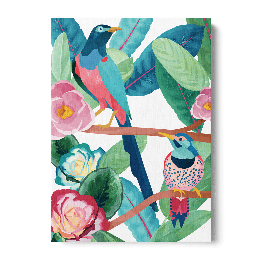 Birds Of Spring Canvas