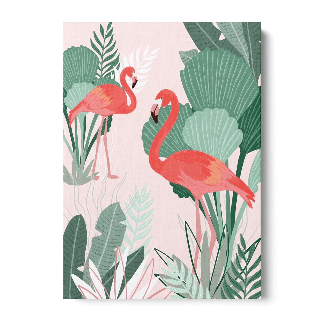 Flamingo Dreams Canvas