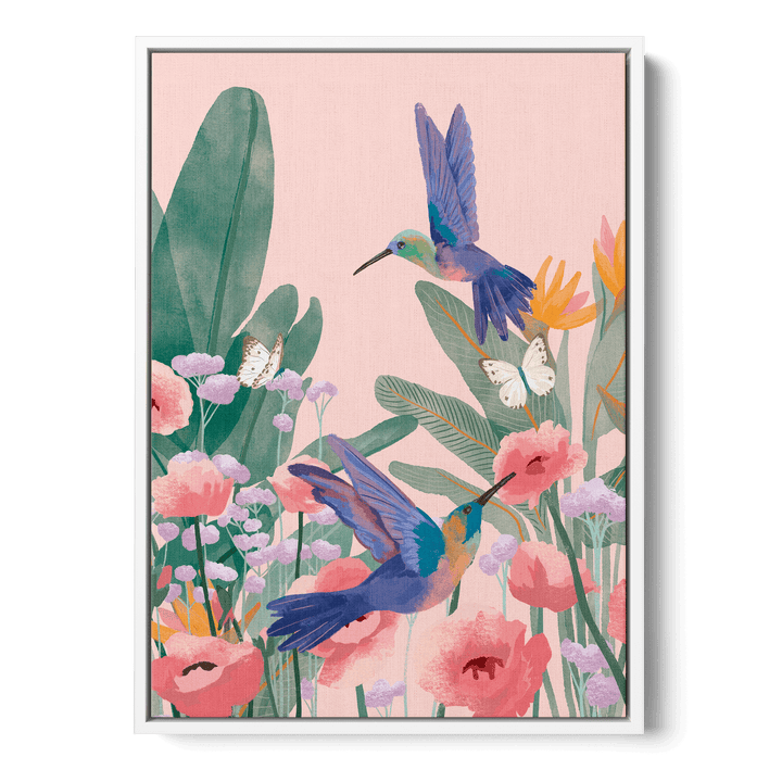 Hummingbirds Canvas