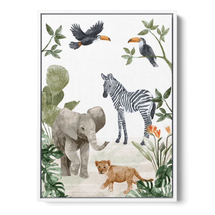 Jungle Babies Canvas