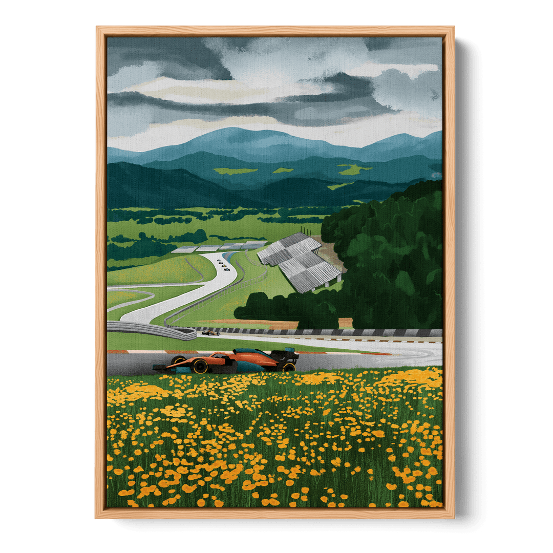 Racetrack Of Austria Canvas