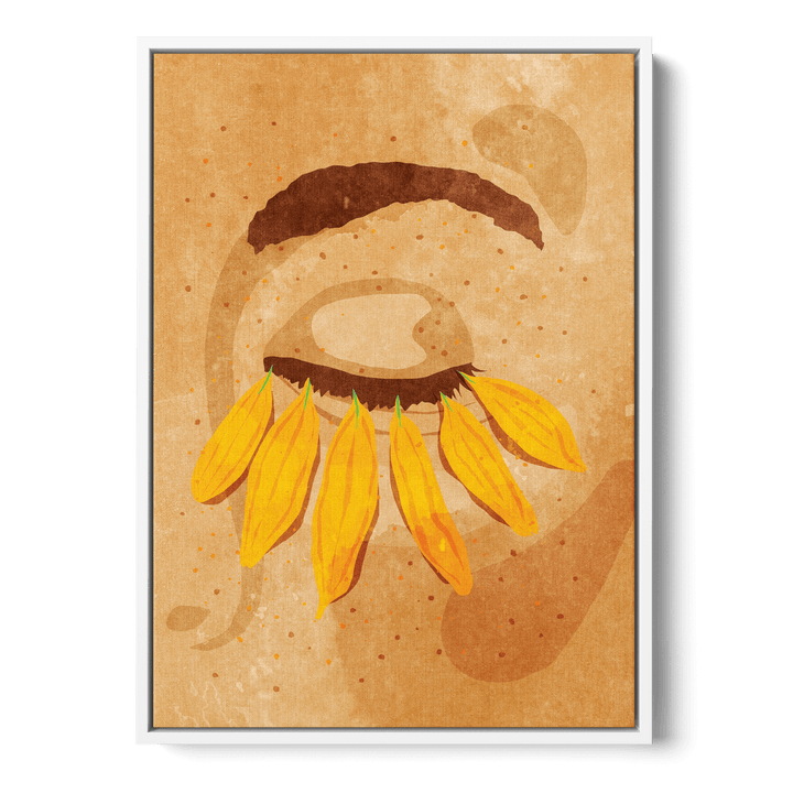 Flower Power Eye Lashes Canvas