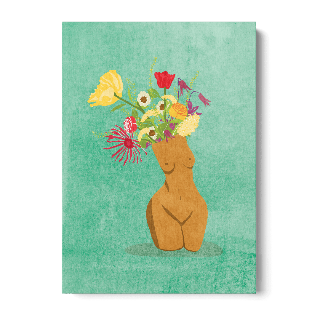 I Am A Wildflower Canvas