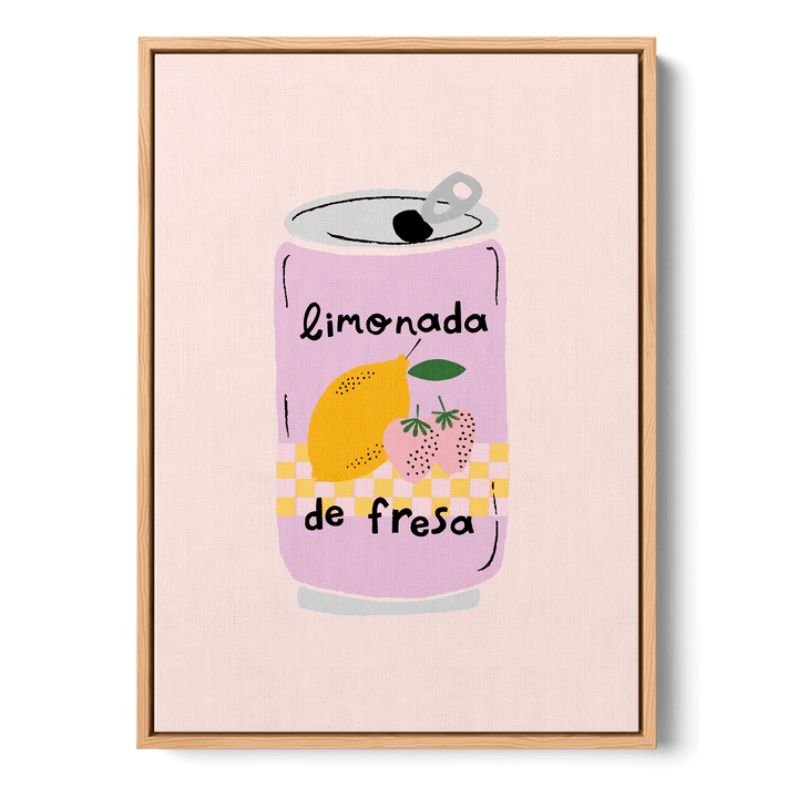 Strawberry Lemonade Canvas