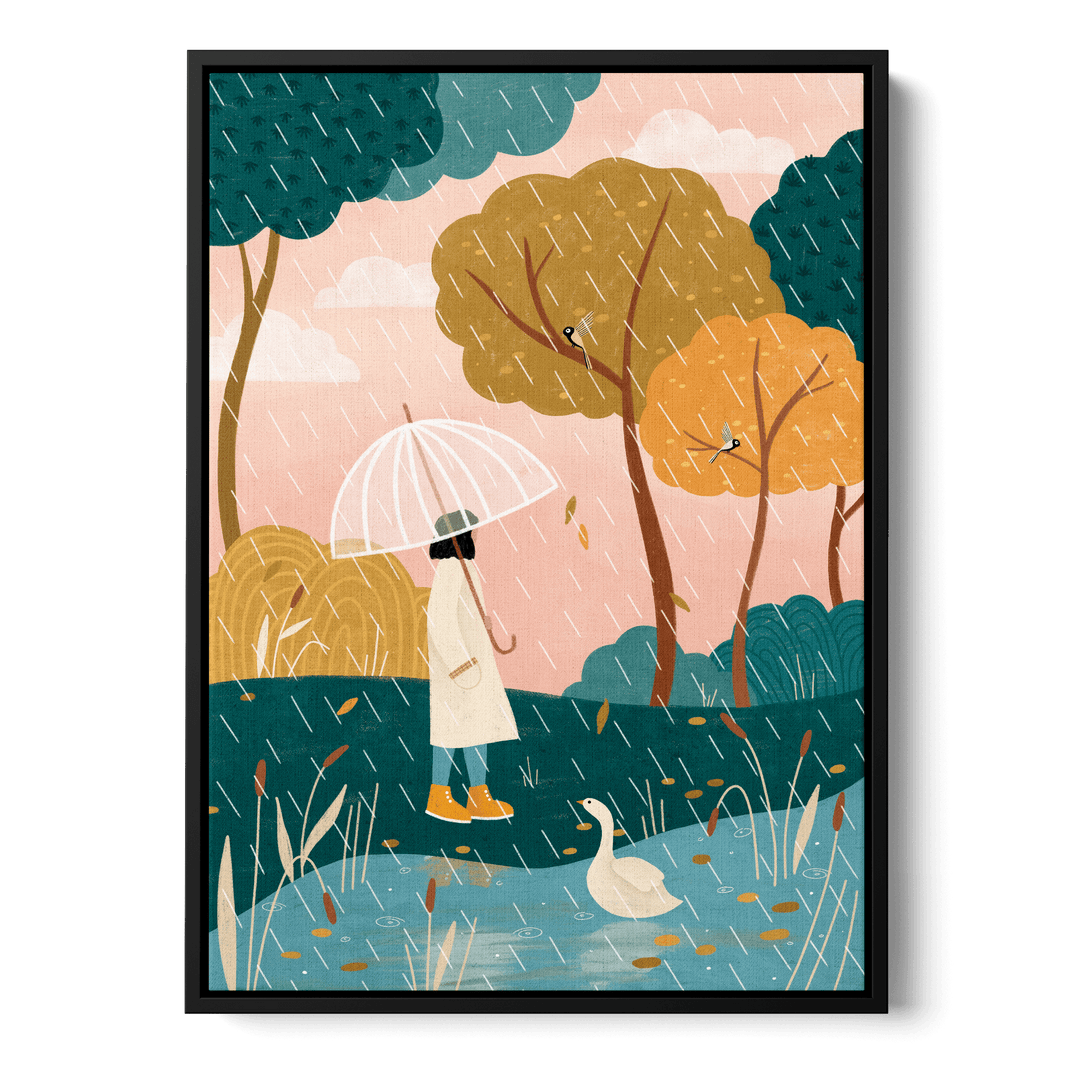 Autumn Walk Canvas