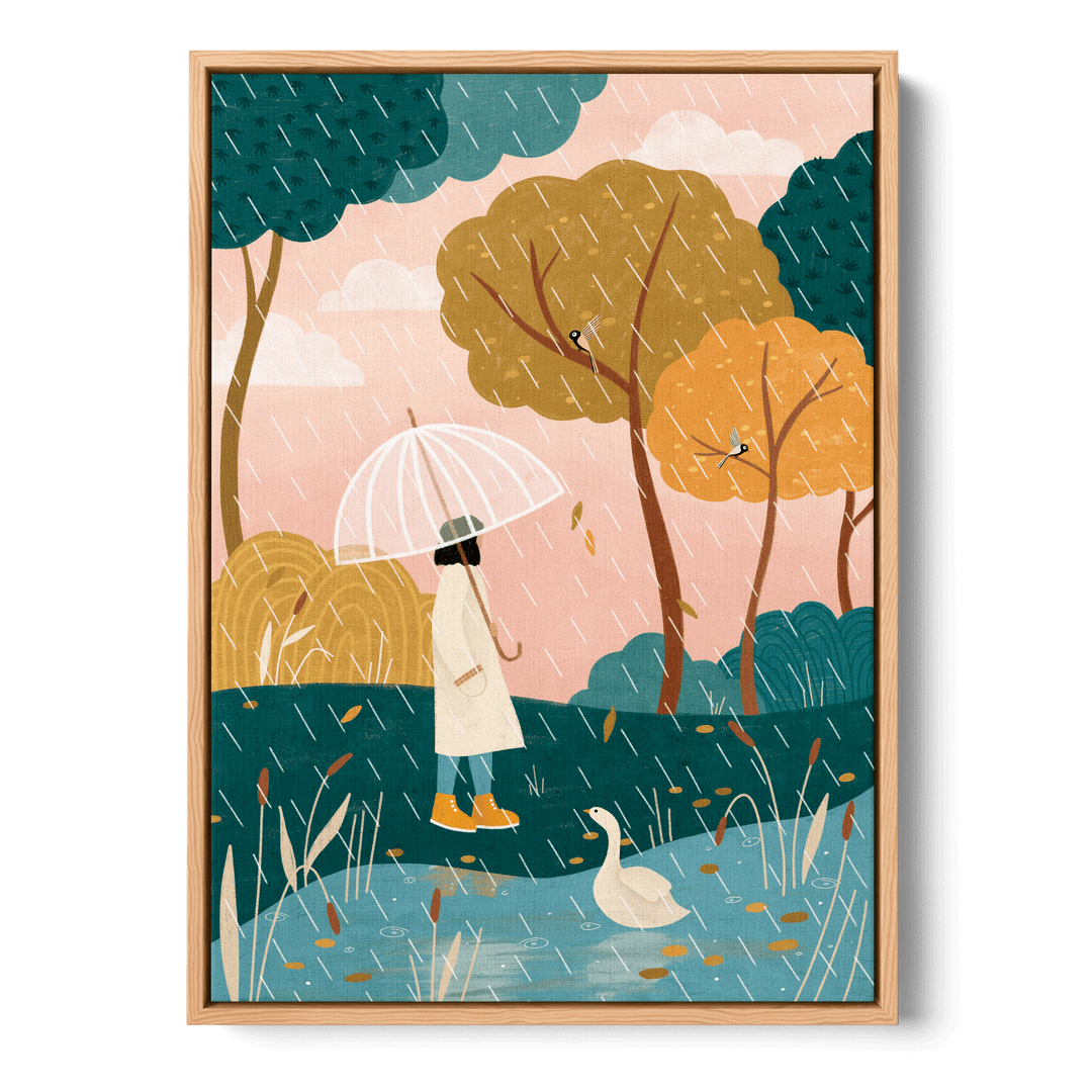 Autumn Walk Canvas