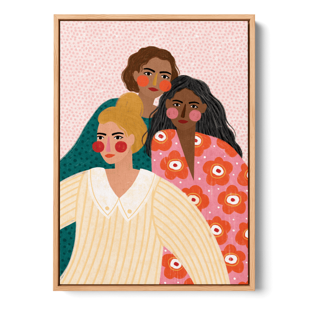 Girl Friends Canvas