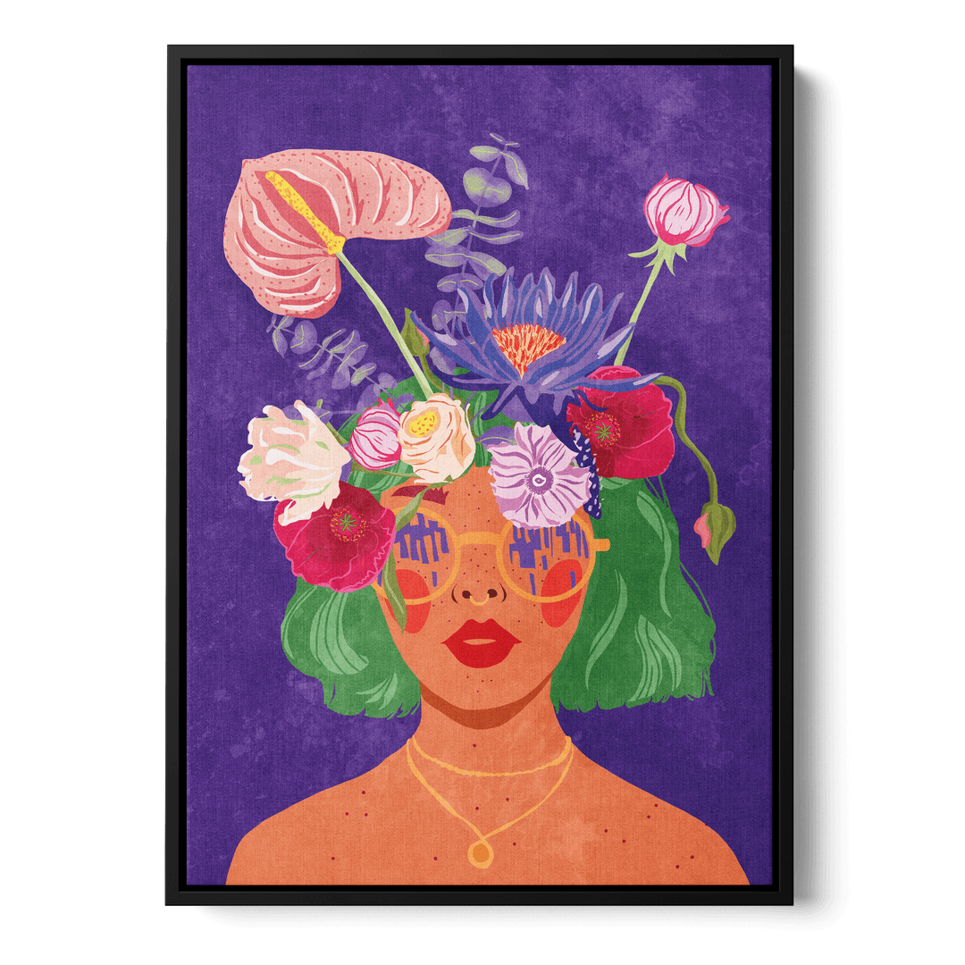 Flower Head Canvas