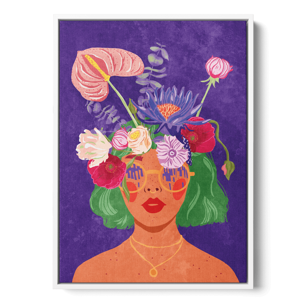 Flower Head Canvas