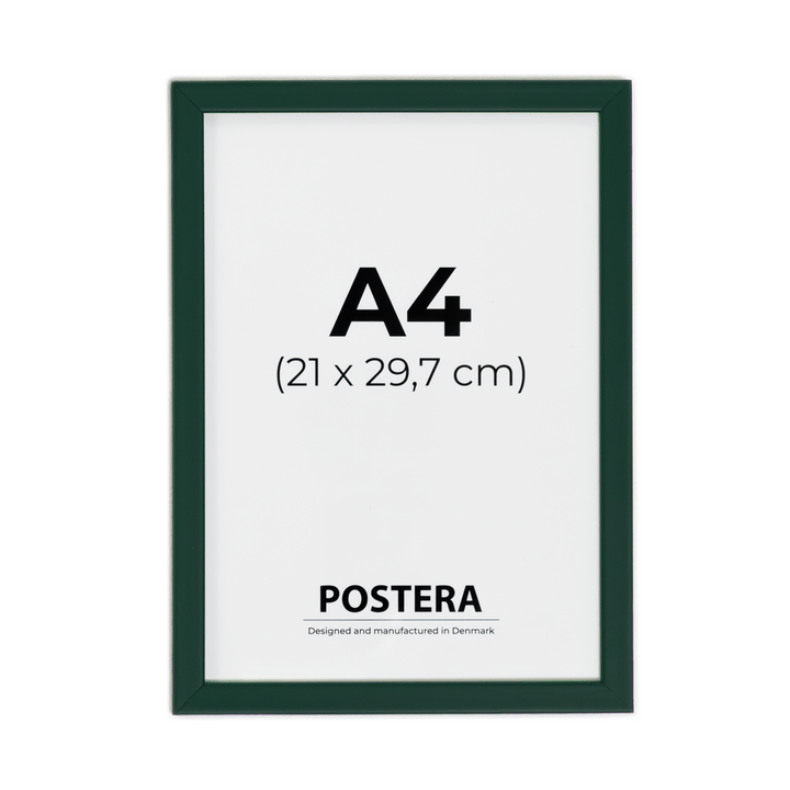 Donkergroene lijst - A4