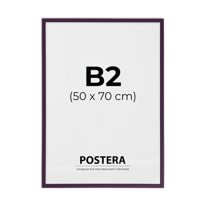Donkerpaarse lijst - B2