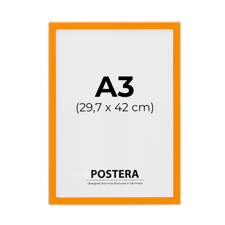 Oranje lijst - A3