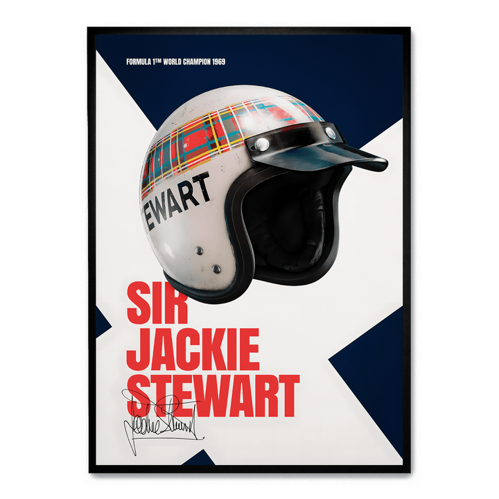 Sir Jackie Stewart Formula Icons